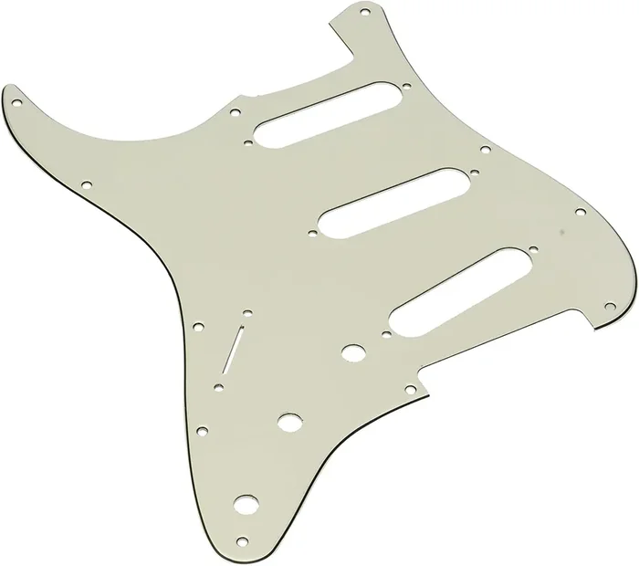 11-Hole Modern Stratocaster® Left Hand S/S/S Pickguards