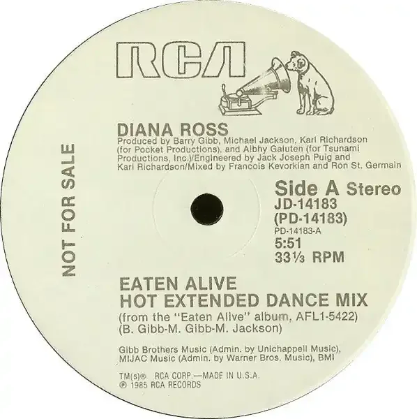 12″ Single Diana Ross – Eaten Alive