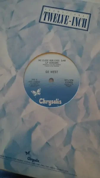 12″ Single Go West – We Close Our Eyes