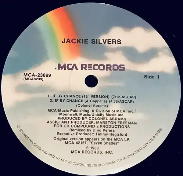 12″ Single Jackie Silvers – If By Chance