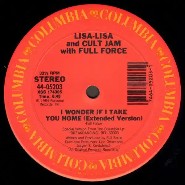 12″ Single Lisa Lisa & Cult Jam, Full Force – I Wonder If I Take You Home