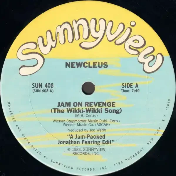 12″ Single Newcleus – Jam On Revenge (The Wikki-Wikki Song)