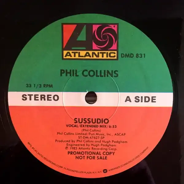 12″ Single Phil Collins – Sussudio