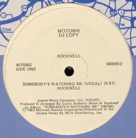 12″ Single Rockwell – Somebody‘s Watching Me