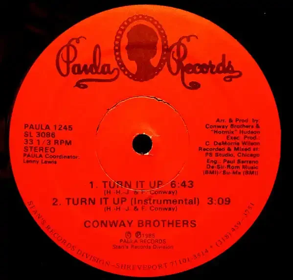 12″ Single The Conway Brothers – Turn It Up