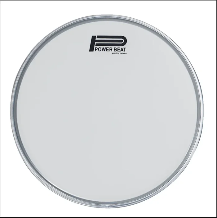 16″ White Power Beat Drum Drum Head -Collar /0.5‘‘- For Bandir, Dof