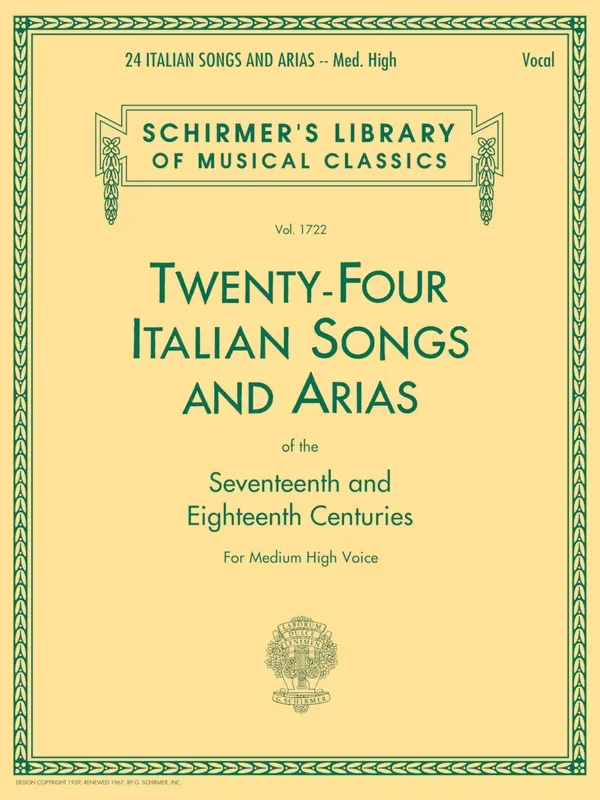 24 Italian Songs and Arias (Book)