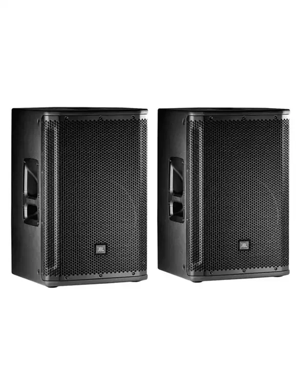 2x JBL SRX812P Powered Speakers