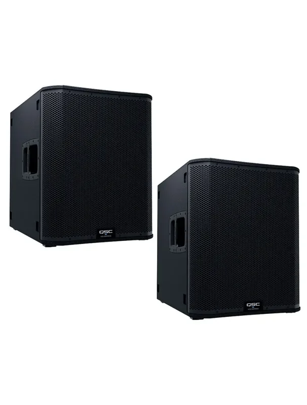 2x QSC KS118 Powered Subwoofer (Used)