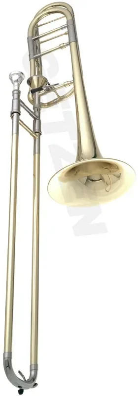 3047AF Getzen Custom Series F attachment Tenor Trombone – Clear lacquer finish