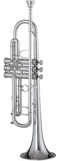 3050S Getzen Bb Custom Series Trumpet – Bright silver plate finish