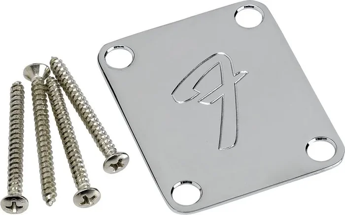 4-Bolt ‘70s Vintage-Style F Logo Neck Plate