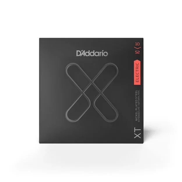 4Sound. D’Addario XTE1052 XT Electric Nickel Plated Steel, Light Top/Heavy Bottom, 10-52