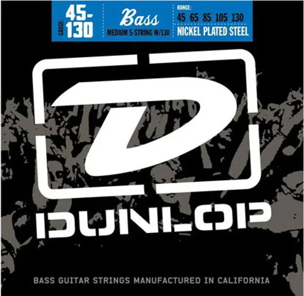 4Sound. Dunlop El.Bass str Nickel DBN45130 5set med. 45-130