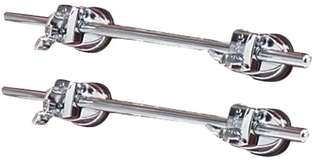 4Sound. DW DOOBIE BARS, SATIN CHROME W/TB-12s
