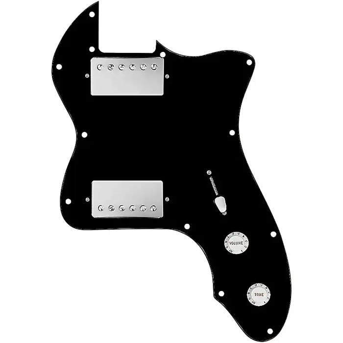 920D Custom 72 Thinline Tele Loaded Pickguard With Nickel Cool Kids Humbuckers Black Guitar Center