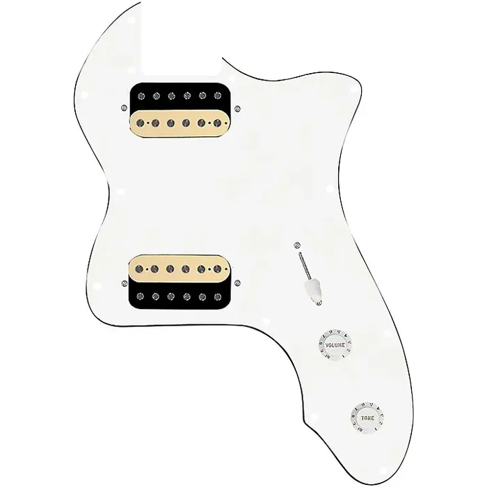 920D Custom 72 Thinline Tele Loaded Pickguard With Uncovered White Roughneck Humbuckers White Guitar Center