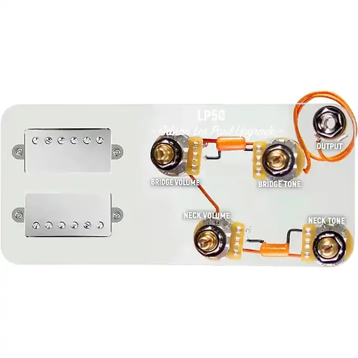 920D Custom Combo Kit for Les Paul With Nickel Roughneck Humbuckers and LP-JP Wiring Harness Guitar Center