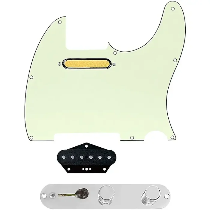 920D Custom Gold Foil Loaded Pickguard for Tele With T4W-C Control Plate Mint Green Guitar Center
