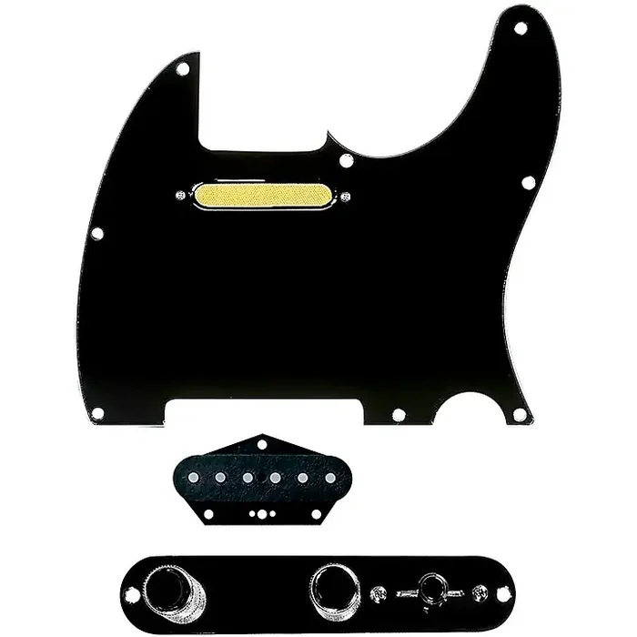 920D Custom Gold Foil Loaded Pickguard for Tele With T4W-REV-B Control Plate Black Guitar Center