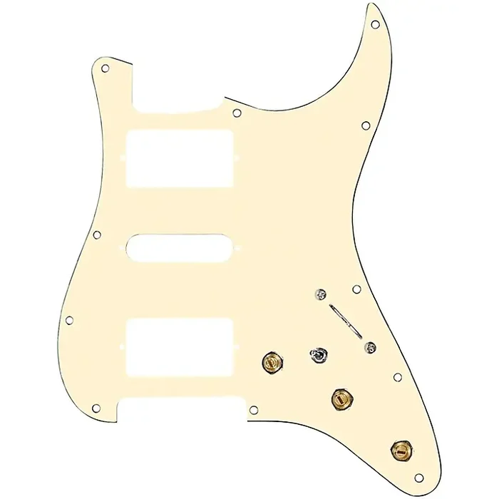 920D Custom HSH Pre-Wired Pickguard for Strat With S5W-HSH Wiring Harness Aged White Guitar Center