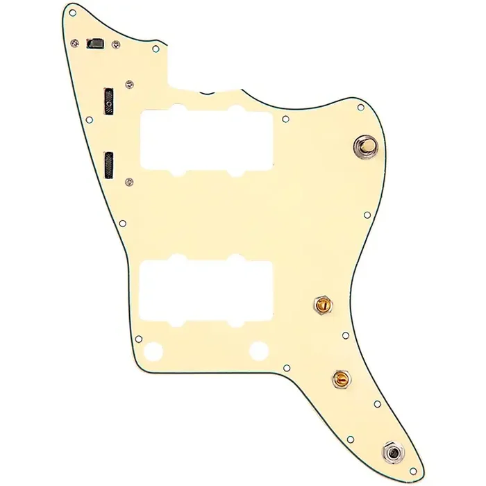 920D Custom Prewired Pickguard for Jazzmaster With JMH-V Wiring Harness Aged White Guitar Center