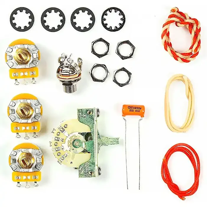 920D Custom Stratocaster Upgraded 7-Way Wiring Kit With Neck on Mod Guitar Center