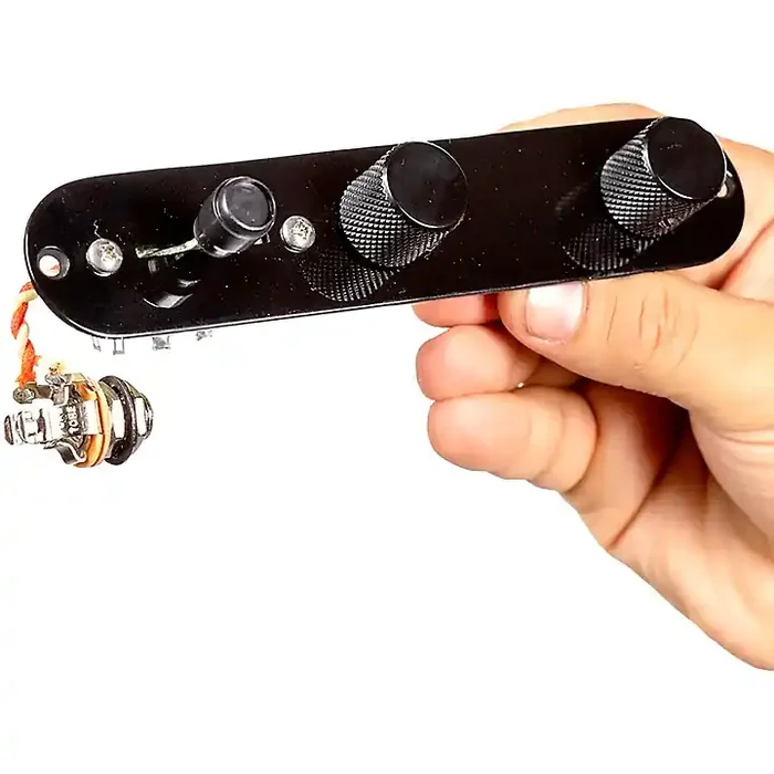 920D Custom T7W Upgraded Replacement 7-Way Control Plate for Telecaster-Style Guitar Black Guitar Center
