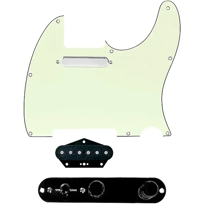 920D Custom Texas Vintage Loaded Pickguard for Tele With T3W-B Control Plate Mint Green Guitar Center