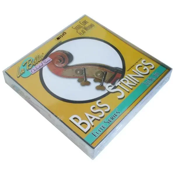 Acoustic Double Bass metal string set, full steel core