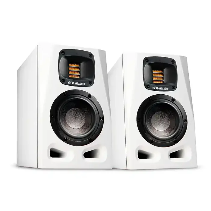 ADAM Audio A4V 4″ 2-Way Powered Studio Monitor (Pair), Limited White Guitar Center