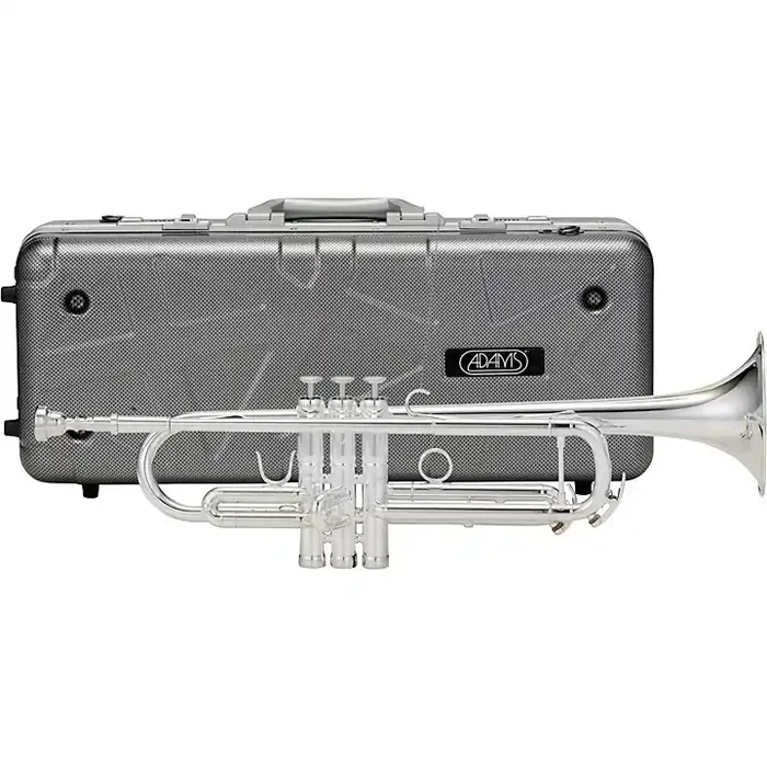 Adams Artist Series 40 Trumpet w/case, .460 Bore – Lacquer Silver Silver Guitar Center