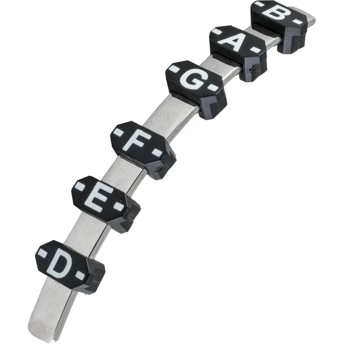 Adams Chrome Strip with Pitch Indicators for 32″ Timpani Gauge