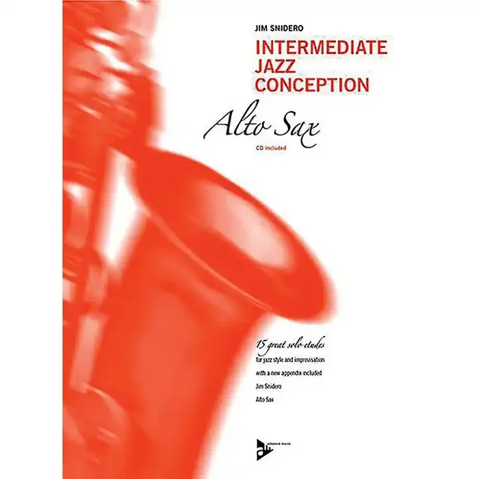 ADVANCE MUSIC Intermediate Jazz Conception Alto & Baritone Sax Book & CD Intermediate Guitar Center