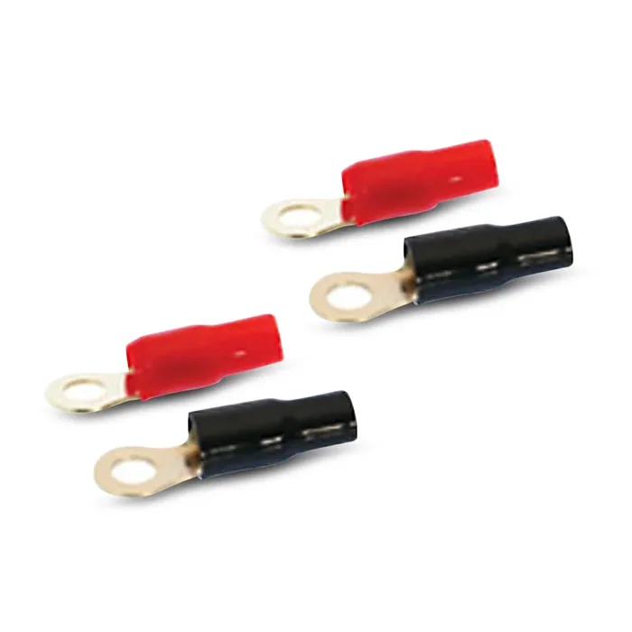 Aerpro AP4GRT 4 Gauge Ring Terminal (2 Red / 2 Black)