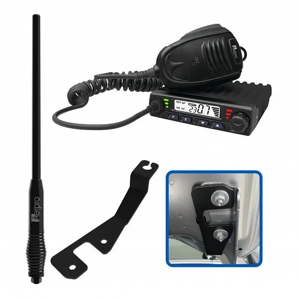 Aerpro APFOCBE2 Compact 5W UHF CB Kit Suit Ford Ranger RA 2022 – ON