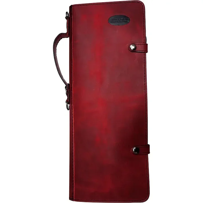 Ahead Handmade Leather Stick Case Burgundy Guitar Center