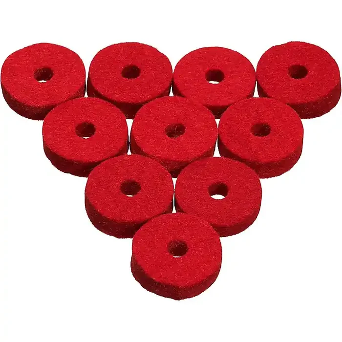 Ahead Wool Cymbal Felt 10-Pack Red Guitar Center