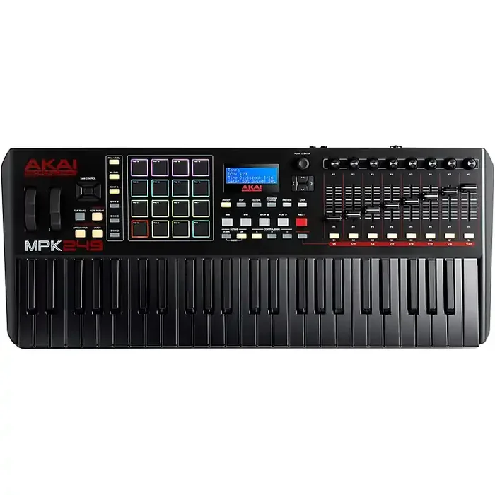 Akai Professional MPK249 49-Key Controller, Black-on-Black Guitar Center
