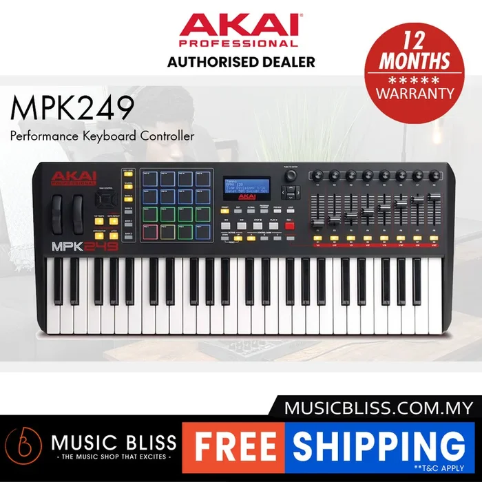 Akai Professional MPK249 Keyboard Controller ( MPK-249 )