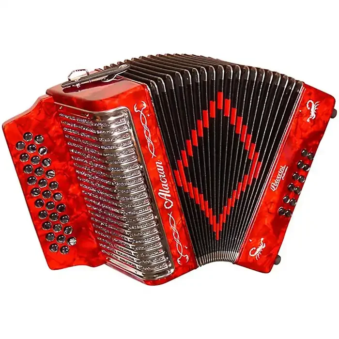 Alacran Accordion AL3112 Red with Case GCF Guitar Center