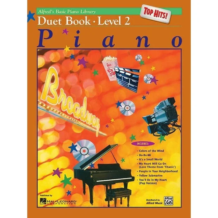 Alfred’s Basic Piano Course: Duet Top Hits! 2