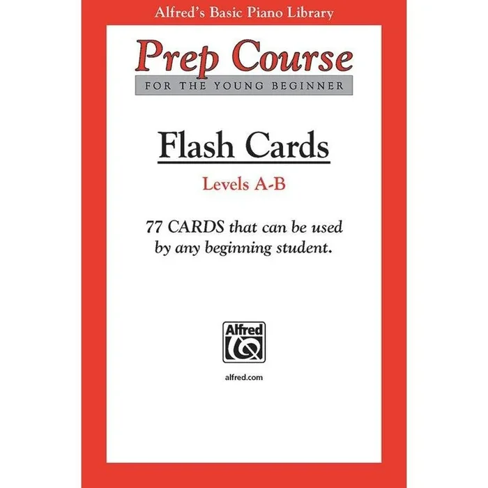 Alfred’s Basic Piano Prep Course: Flash Cards A & B