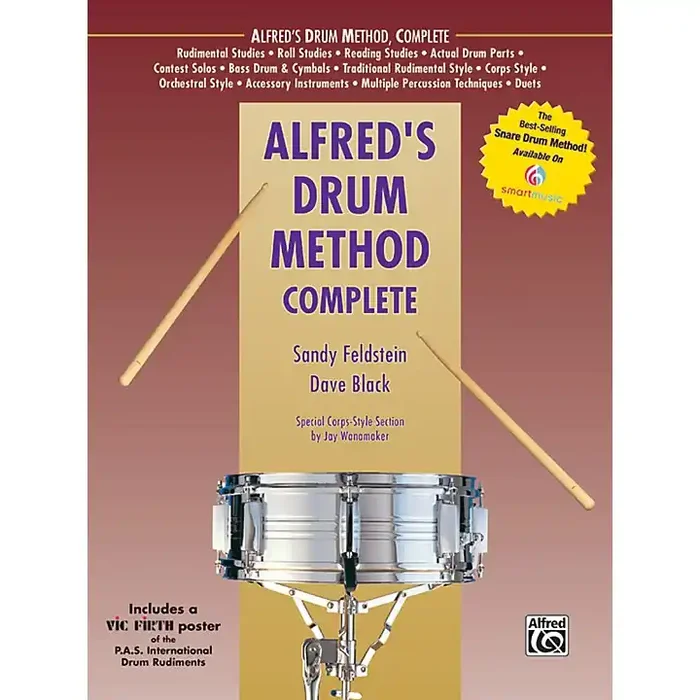 Alfred Alfred‘s Drum Method Complete Book & Rudiment Poster Guitar Center