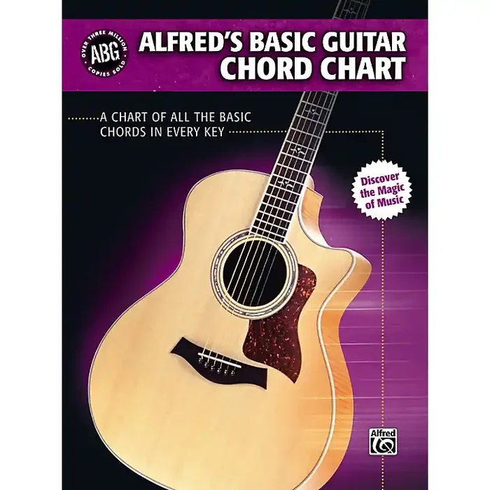 Alfred Basic Guitar Chord Chart Guitar Center