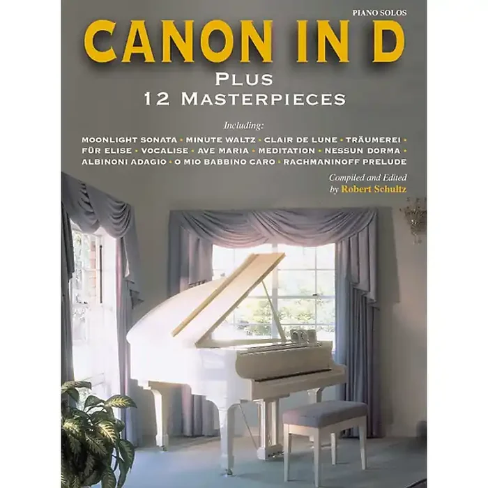 Alfred Canon in D Plus 12 Masterpieces for Piano (Book) Guitar Center