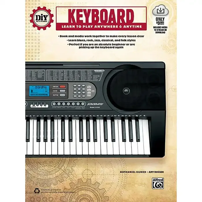 Alfred DiY (Do it Yourself) Keyboard Book & Streaming Video Guitar Center