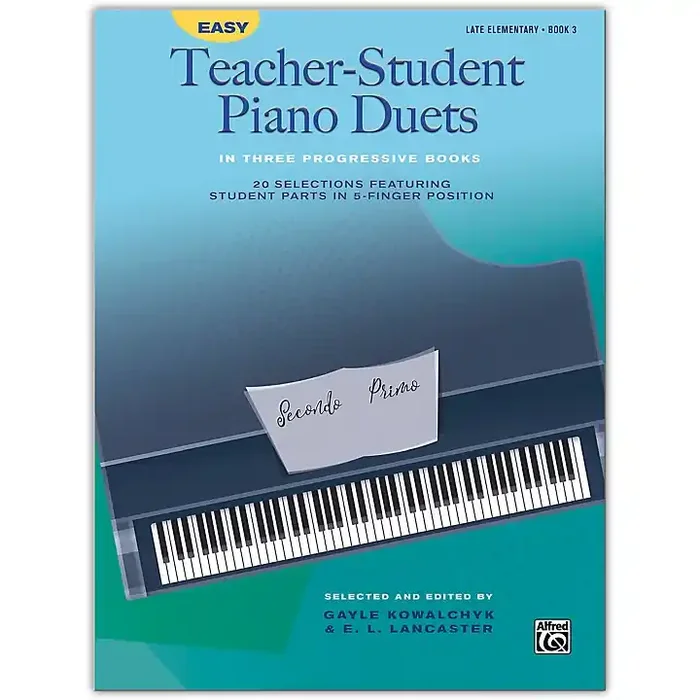 Alfred Easy Teacher-Student Piano Duets in Three Progressive Books, Book 3 Late Elementary Guitar Center
