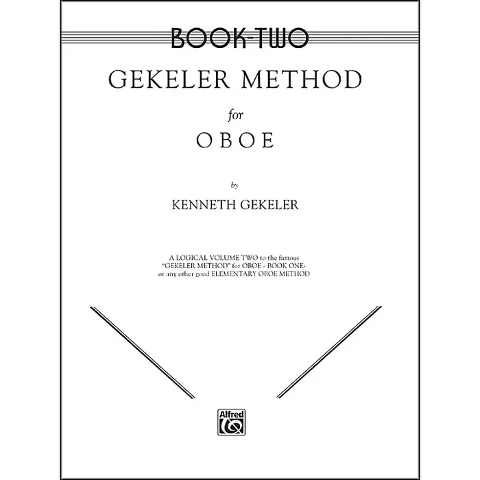 Alfred Gekeler Method for Oboe Book II Guitar Center