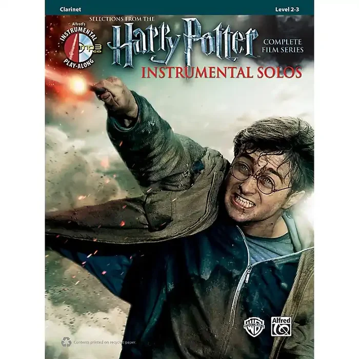 Alfred Harry Potter Instrumental Solos Clarinet Book & MP3 CD Guitar Center